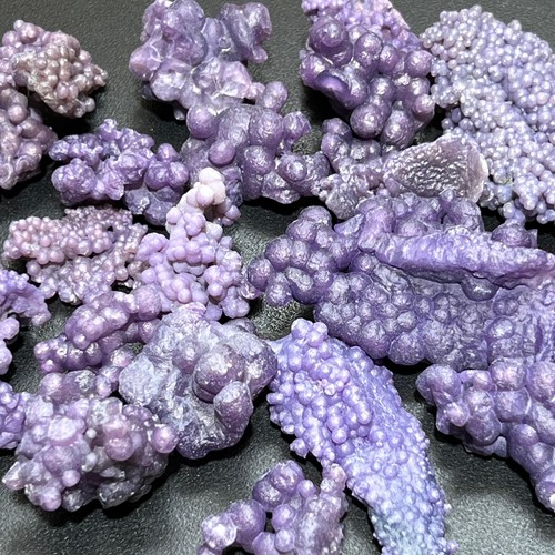 Purple grape agate - agate, (dyed)