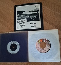 GENESIS 3 x 7" UK Vinyl - Spot The Pigeon / I Know What I Like / Many Too Many