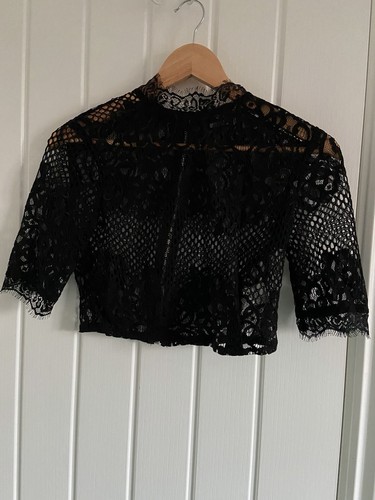 Missguided black floral - floral, lace
