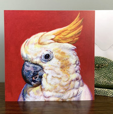 Cockatoo Greeting Card - Blank