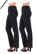 Ladies Finely Ribbed Bootleg