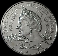 UK 5 Pounds 2000 Elizabeth II