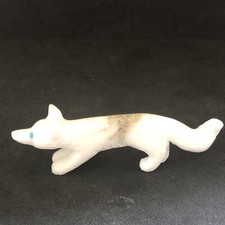 Zuni White Wolf Dog Fetish Dog