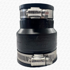 50 52 55mm - 40 42 43mm Joiner Coupling Reducer Multifit Waste Pipe Join