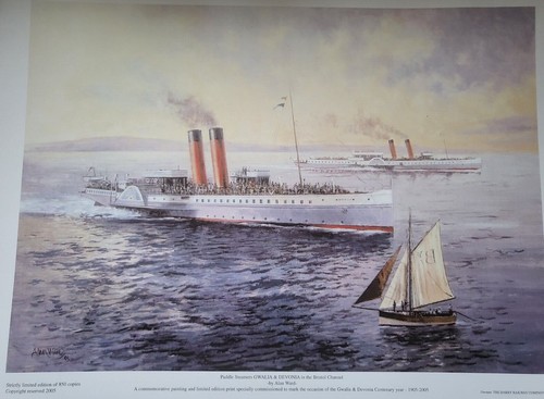 Alan ward paddle steamers - 'paddle, a3