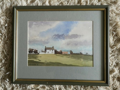 Anglesey farmhouse watercolour - anglesey,