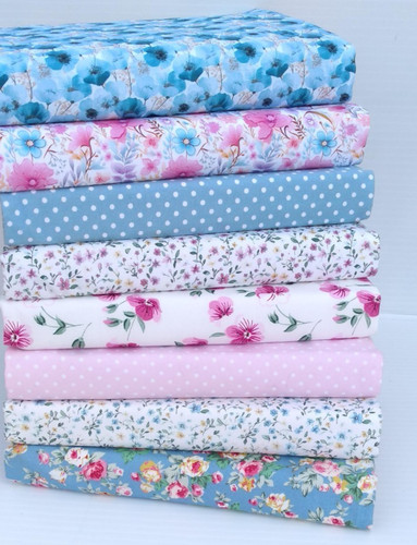 Cotton fabric bundle squares - fabric,