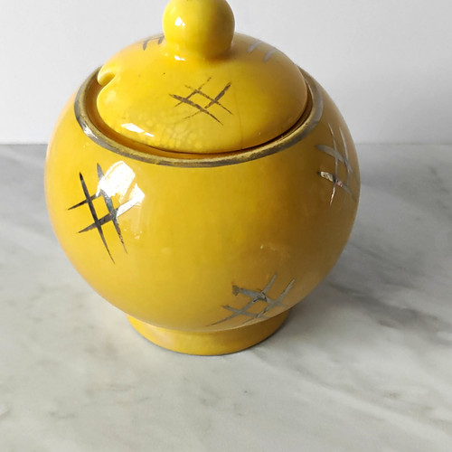 Crown devon yellow - yellow, ceramic