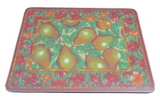 6 Festive Pear Tree Table Mats
