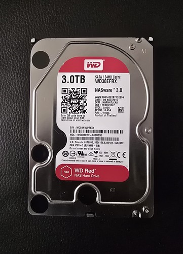 Western digital red plus 3tb - red,