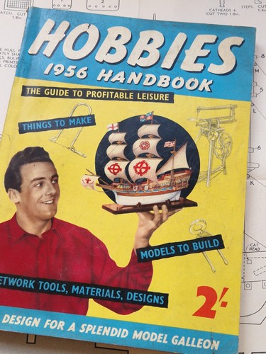 1957 vtg hobbies handbook book - vtg,