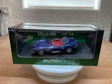 AUTOART 1:18 Scale Jaguar XK SS Diecast Race Racing Car Model In Blue 73510