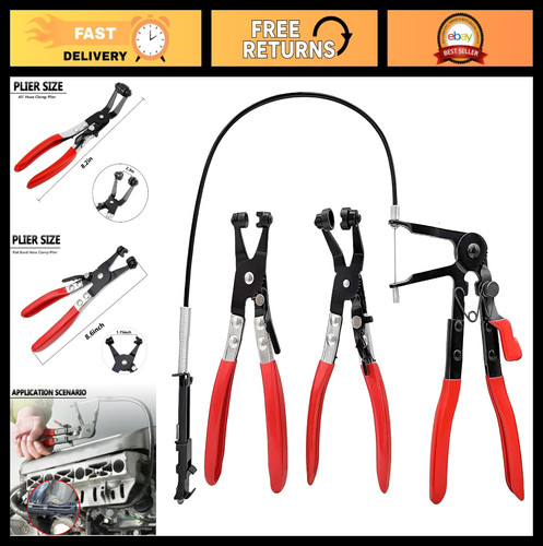 3pc hose clamp removal tool - 3pc,