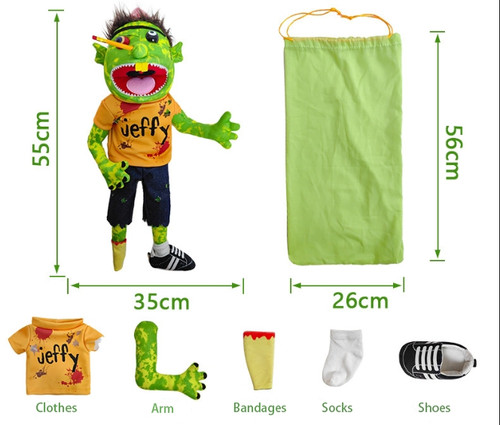 55cm zombie feebee jeffy - feebee,