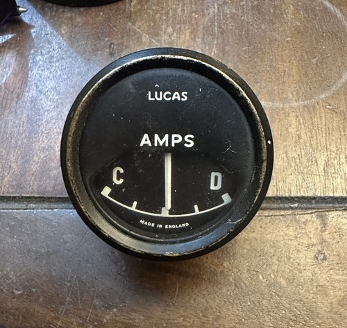Lucas amps gauge - amps, ammeter