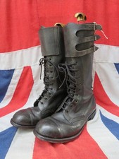 1941 WWII British Army Dispatch Rider Motorcycle Boots UK Size 8 L - Adams Bros
