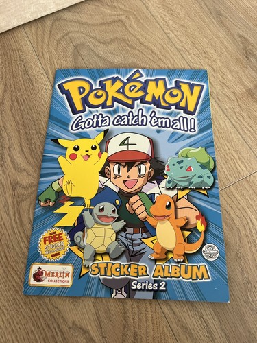 Merlin pokemon sticker album - sticker,