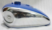 BSA DBD32 DBD34 Goldstar Catalina Scrambler gas fuel petrol tank Dark Blue Paint