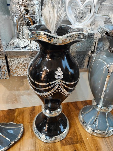 Black silver floor - black, &