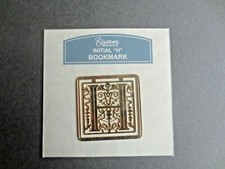 BOOKMARK Letter H Gold Plated