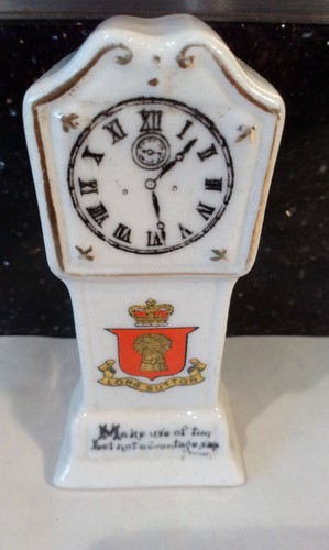 Swan crested china grandfather
