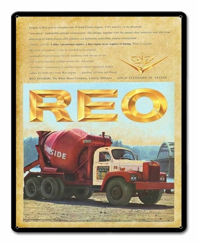 Reo truck construction - reo,