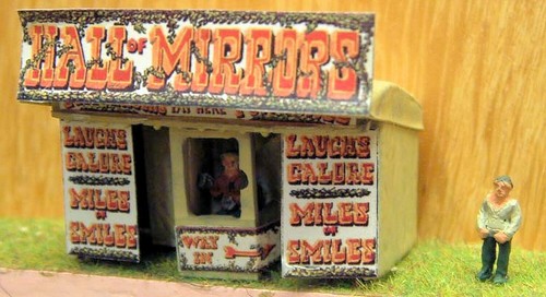 Funfair hall mirror - funfair,