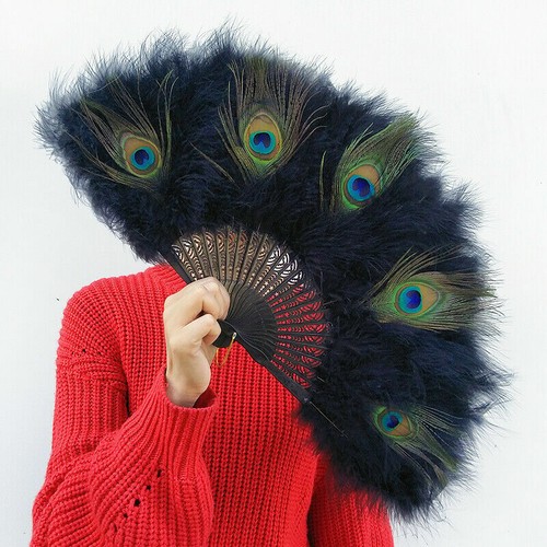Peacock feather folding - folding, fan
