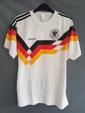 Germany Original 1990 World Cup T-Shirt. XL Adidas. White Adults Football Top