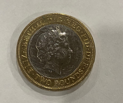 Coin two pound - coin,
