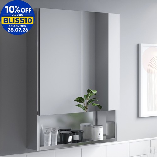 Bathroom double door mirror - bathroom,