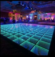 3D Mirrored Infinity Dance Floor. Weddings,Corporate,Events 15ft x 15ft 