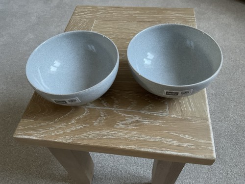 Denby dove grey rice bowls - dove, 2