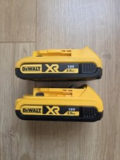 Genuine DeWalt DCB183 XR 2.0AH 18V Cordless Drill Grinder etc Batters x2 Working