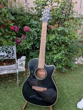 CRAFTER TRV23/BK PARLOUR ACOUSTIC GUITAR MADE IN KOREA BLACK PROJECT REPAIR