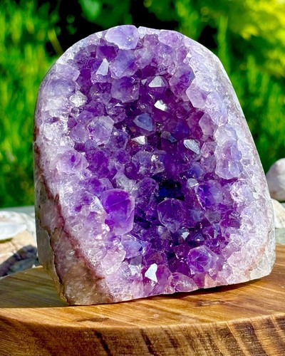 Large 439g amethyst crystal - 439g,