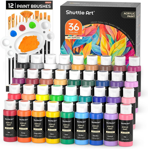 Shuttle art acrylic paint set - acrylic,