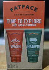 FATFACE Time to Explore Body Wash & Shampoo 2 x 75ml Gift Set