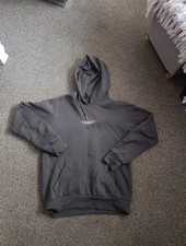 McKenzie Medium Mens Grey Hoodie Hooded Sweatshirt Pullover