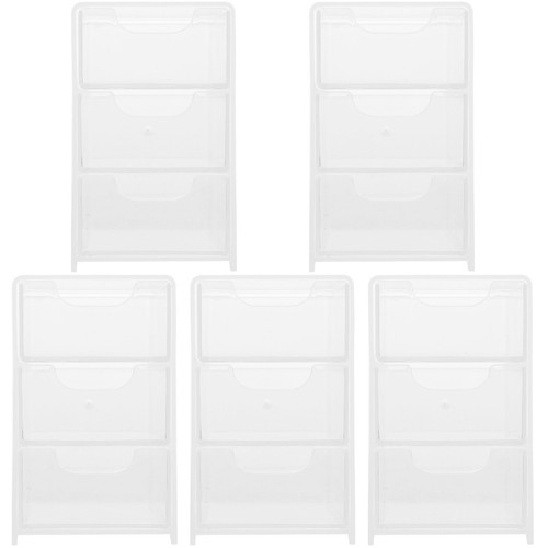 Layered clear acrylic desktop - acrylic,