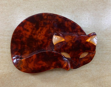 Lea Stein Paris Cat Brooch