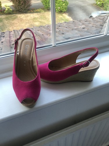 Gabor peep toe wedge - peep,