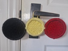 Authentic Artisan Handmade Wallhanging Decoration Of 'Belgium Flag'