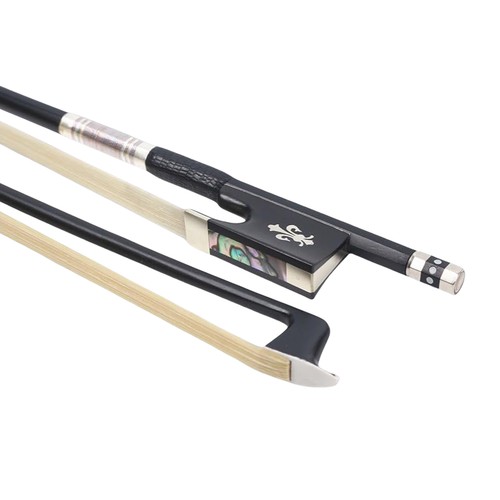 Black carbon fiber violin bow - fiber,