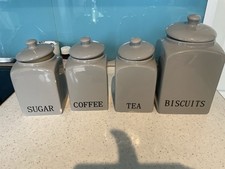 Ceramic Canister Set 4 Piece
