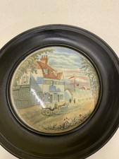 ANTIQUE STAFFORDSHIRE FRAMED