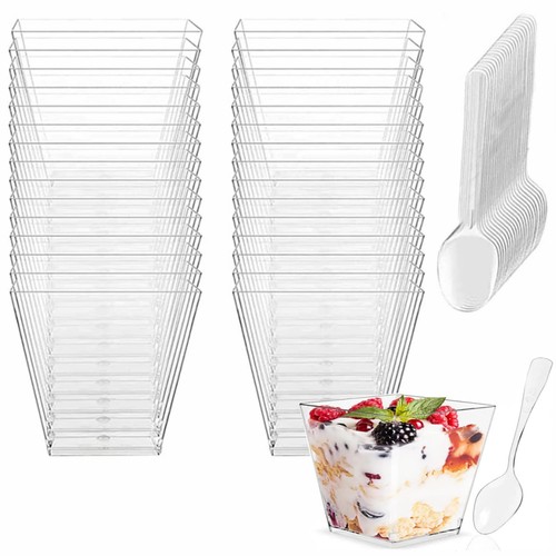 Dessert cups 2oz 60ml 50pcs - dessert, 2oz/60ml