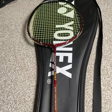 Yonex Nanospeed 800 badminton racket strung 24lbs with case