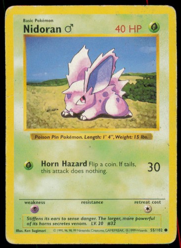 Nidoran 102 common base - nidoran, m