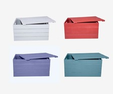 Wickerfield Home Storage Wooden Crates, Gift Hamper with Lid